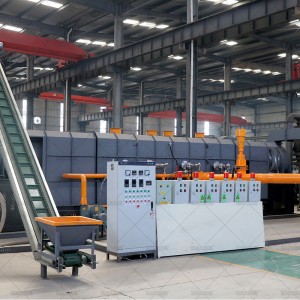 Palm kernel shell charcoal machine