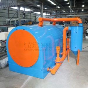 HORIZONTAL CARBONIZATON FURNACE FOR WOOD CHARCOAL