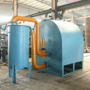 HORIZONTAL CARBONIZATON FURNACE FOR WOOD CHARCOAL