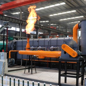Palm kernel shell charcoal machine